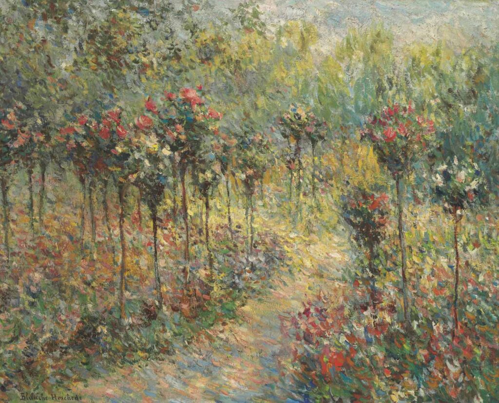Chemin dans le jardin aux rosiers | Blanche Hoschedé-Monet