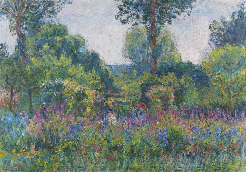 Blanche Hoschedé-Monet, hijastra y nuera del artista, dedicó gran parte de sus obras al jardín de Monet en Giverny