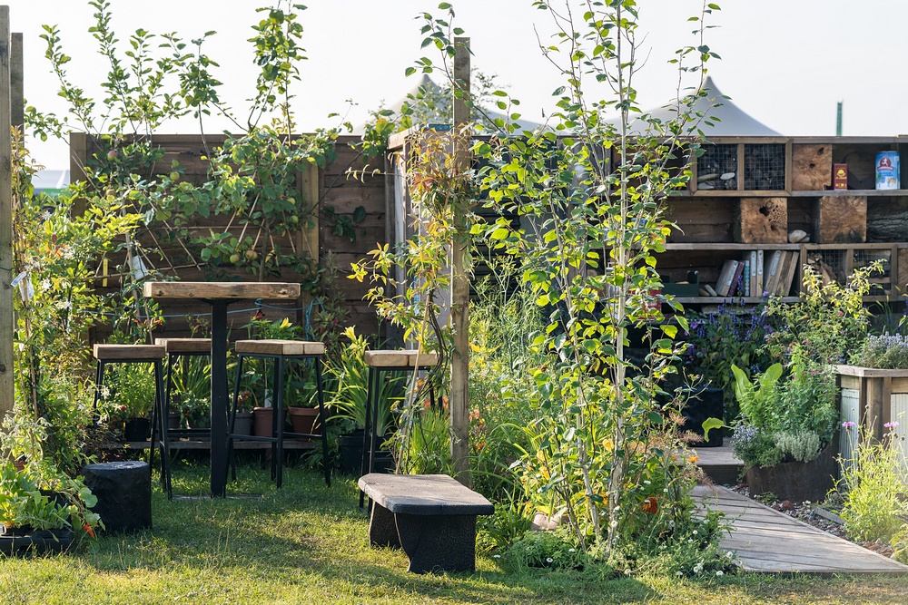 jardín en terraza ecológico